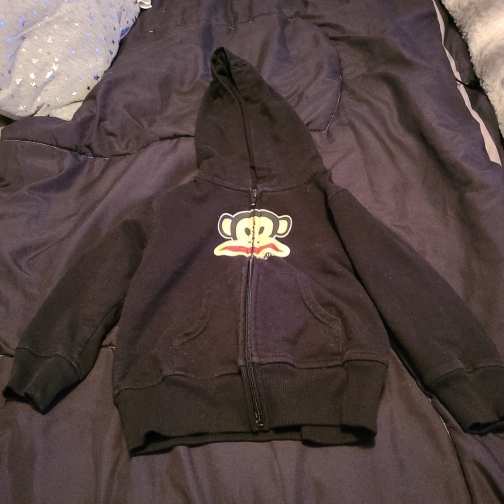 Paul frank girls black hoodie size 3t